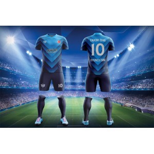 Dijital Baskı Erkek Futbol Forma - 98